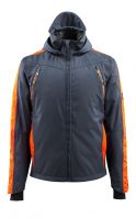 MASCOT-Workwear-Jacke, Gandia, HARDWEAR, 250 g/m, schwarzblau/orange