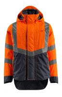 MASCOT-Warnschutz-Jacke, Harlow,  210 g/m², orange/schwarzblau