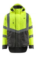 MASCOT-Warnschutz-Jacke, Harlow,  210 g/m², gelb/dunkelanthrazit