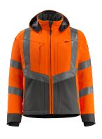 MASCOT-Warnschutz-Soft Shell Jacke, Blackpool,  360 g/m, orange/dunkelanthrazit