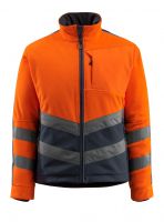 MASCOT-Warnschutz-Fleecejacke, Sheffield,  345 g/m², orange/schwarzblau