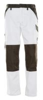 MASCOT-Bundhose, Temora, lieferbar ab 03/2018, 76 cm, 245 g/m, wei/dunkelanthrazit