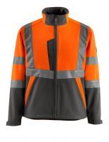 MASCOT-Warnschutz-Soft Shell Jacke, Kiama,  280 g/m, orange/dunkelanthrazit