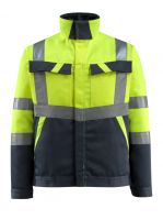MASCOT-Warnschutz-Jacke, Forster,  285 g/m, gelb/schwarzblau