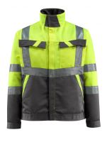 MASCOT-Warnschutz-Jacke, Forster,  285 g/m, gelb/dunkelanthrazit