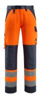 MASCOT-Warnschutz-Bundhose, Maitland,  76 cm, 285 g/m, orange/schwarzblau