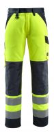 MASCOT-Warnschutz-Bundhose, Maitland,  76 cm, 285 g/m², gelb/schwarzblau