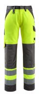 MASCOT-Warnschutz-Bundhose, Maitland,  82 cm, 285 g/m², gelb/dunkelanthrazit