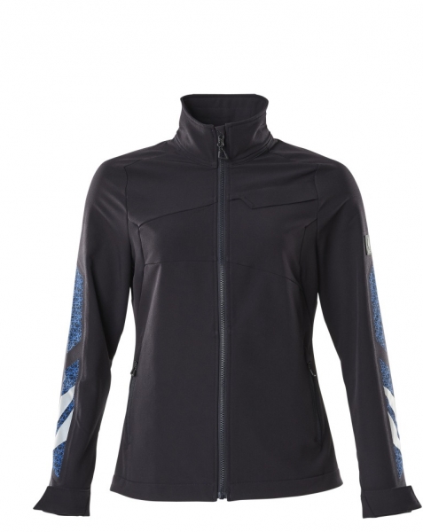 MASCOT-Damen-Softshell-Arbeitsjacke, 260 g/m², schwarzblau