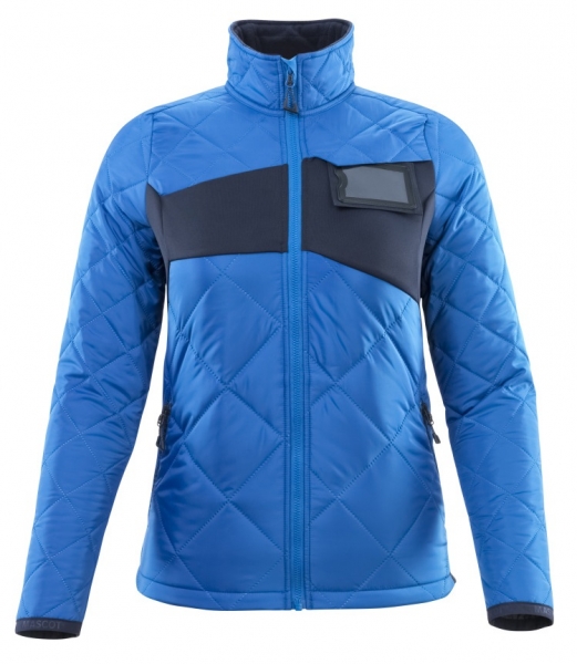 MASCOT-Damen Winterjacke, 260 g/m, azurblau/schwarzblau