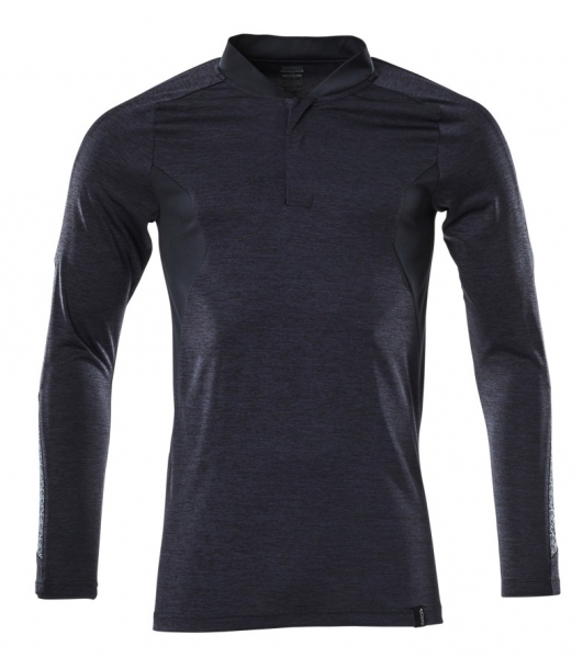 MASCOT-Polo-Shirt, langarm, 230 g/m, schwarzblau