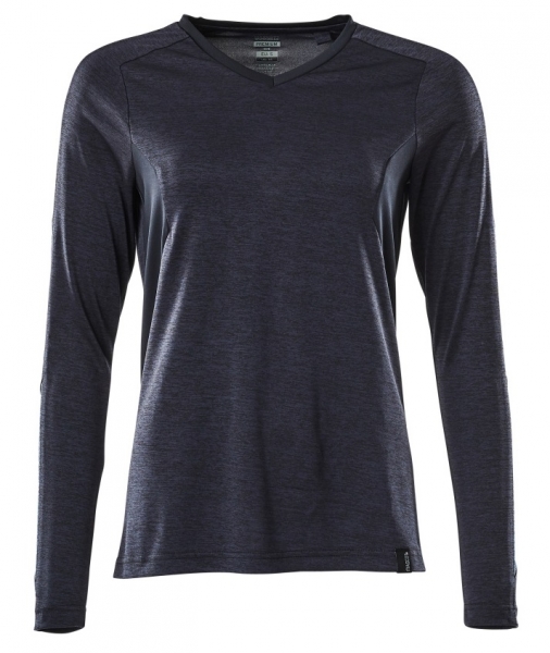 MASCOT-Damen-T-Shirt, langarm, 230 g/m, schwarzblau
