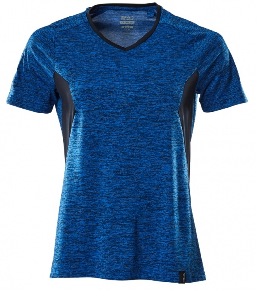 MASCOT-Damen-T-Shirt, 150 g/m, azurblau/schwarzblau
