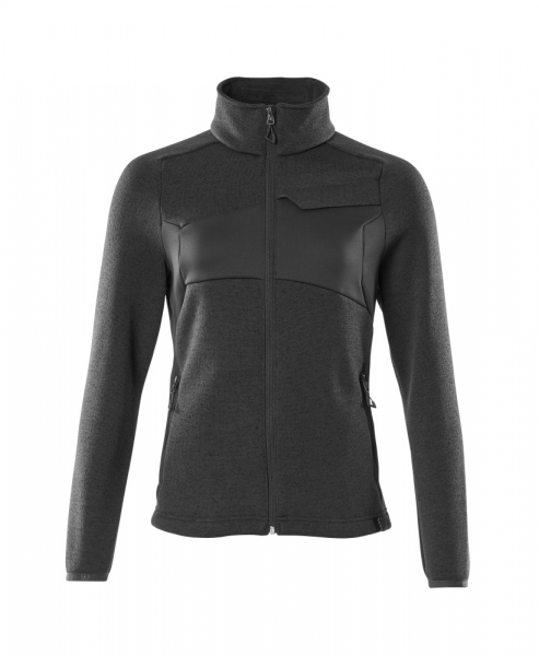 MASCOT-Damen Strickpullover mit Reißverschluss, ACCELERATE, schwarz
