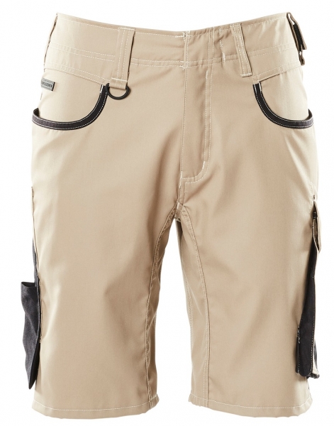 MASCOT-Shorts, 205 g/m, hellkhaki/schwarz