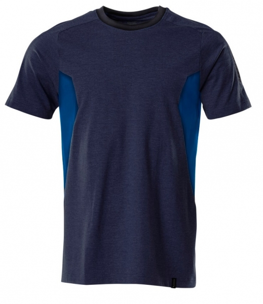 MASCOT-T-Shirt, ACCELERATE, 195 g/m, schwarzblau/azurblau