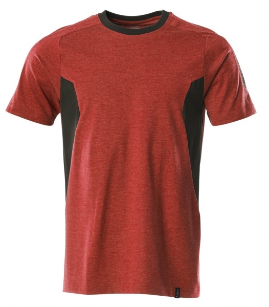 MASCOT-T-Shirt, 195 g/m, verkehrsrot/schwarz