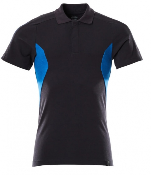MASCOT-Polo-Shirt, ACCELERATE, 180 g/m, schwarzblau/azurblau