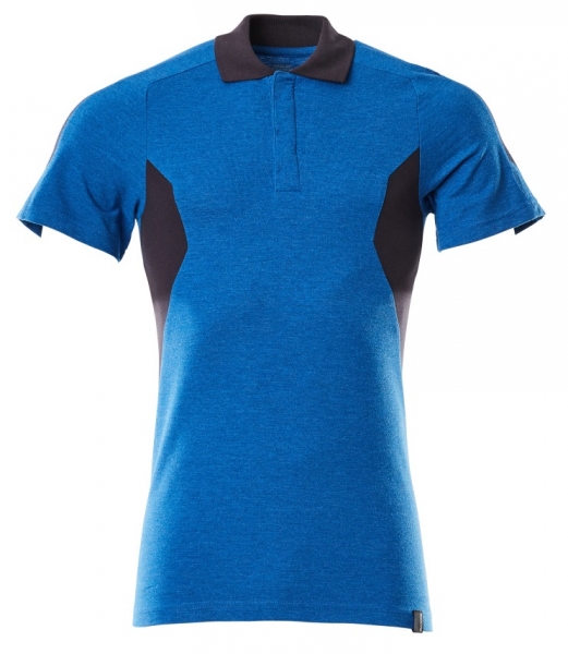 MASCOT-Polo-Shirt, 180 g/m, azurblau/schwarzblau