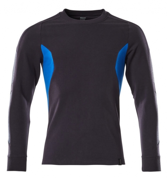 MASCOT-Sweatshirt, 310 g/m, schwarzblau/azurblau