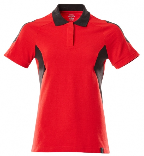 MASCOT-Damen Polo-Shirt, 180 g/m, verkehrsrot/schwarz