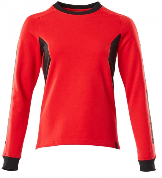 MASCOT-Damen-Sweatshirt, 310 g/m, verkehrsrot/schwarz