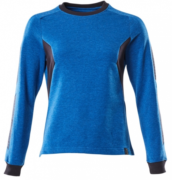 MASCOT-Damen-Sweatshirt, 310 g/m, azurblau/schwarzblau