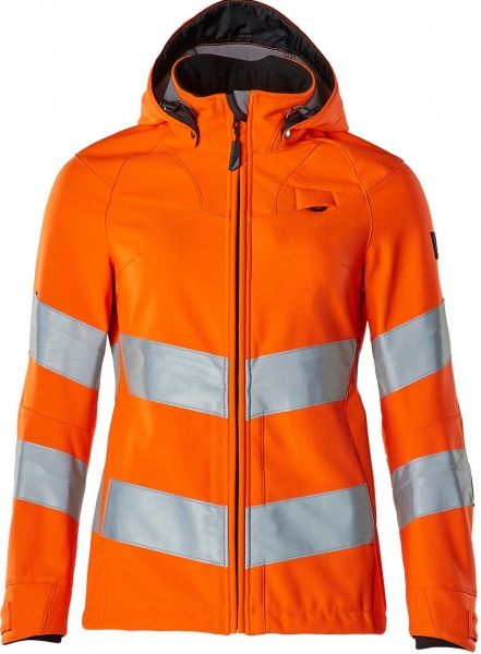 MASCOT-Warnschutz-Damen-Soft-Shell-Jacke, 360 g/m², warnorange