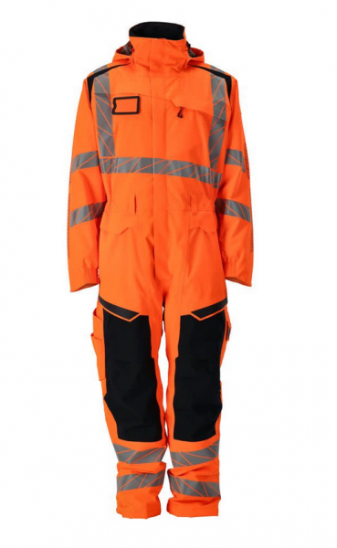 MASCOT-Warnschutz-Winteroverall, ACCELERATE SAFE, Farbe: orange/schwarzblau