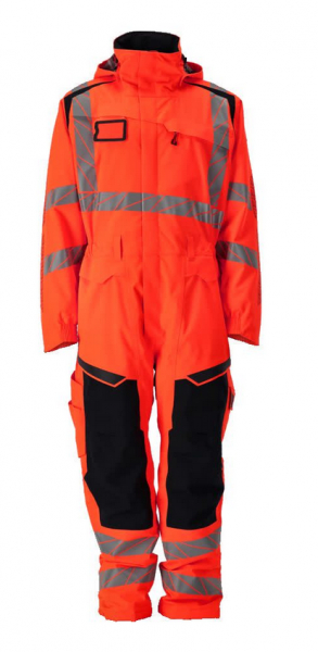 MASCOT-Warnschutz-Winteroverall, ACCELERATE SAFE, Farbe: rot/dunkelanthrazit