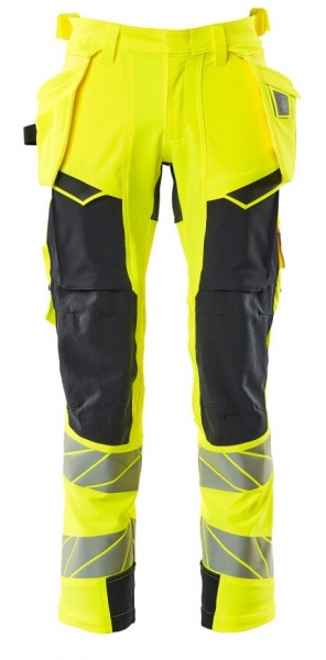 MASCOT-Warnschutz-Bundhose, ACCELERATE SAFE, 82 cm, warngelb/schwarzblau