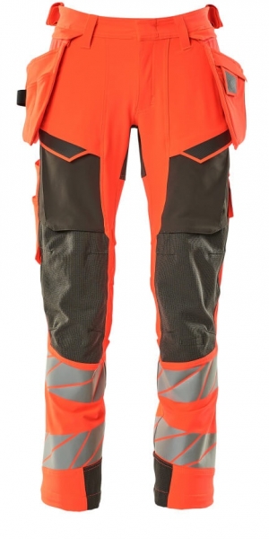MASCOT-Warnschutz-Bundhose, ACCELERATE SAFE, 76 cm, warnrot/dunkelanthrazit