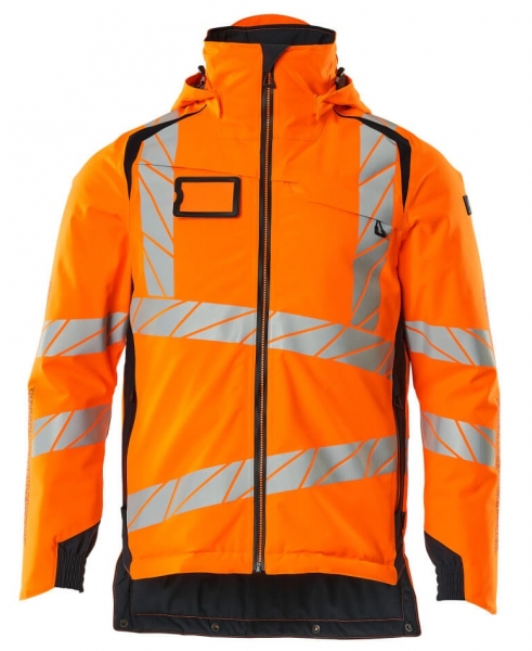 MASCOT-Warnschutz-Winterjacke, ACCELERATE SAFE, warnorange/schwarzblau