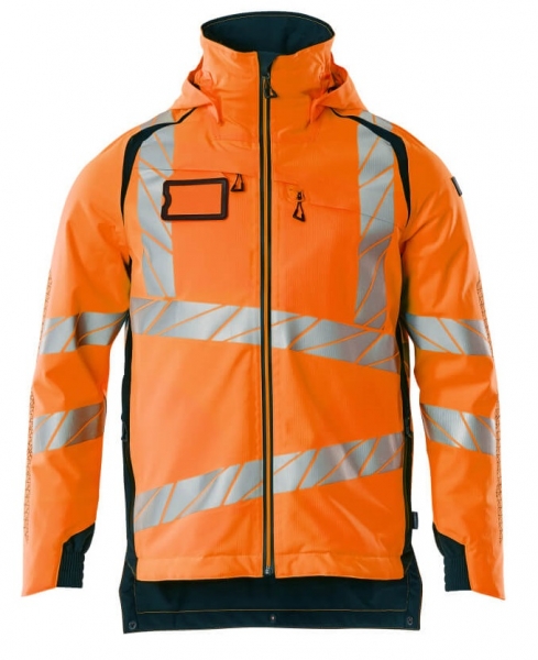 MASCOT-Warnschutz-Winterjacke, ACCELERATE SAFE, warnorange/dunkelpetroleum