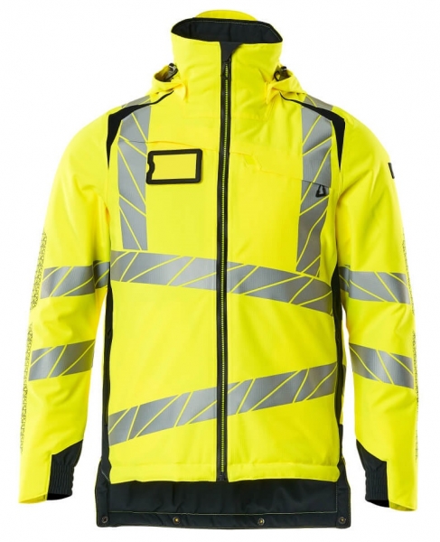 MASCOT-Warnschutz-Winterjacke, ACCELERATE SAFE, warngelb/schwarzblau