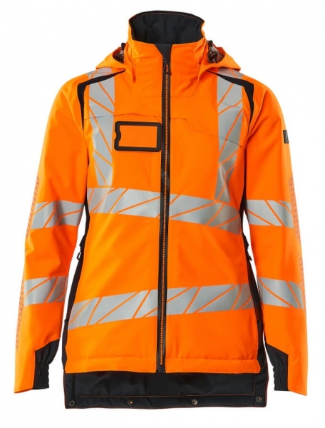 MASCOT-Warnschutz-Damen-Winterjacke, ACCELERATE SAFE, warnorange/schwarzblau