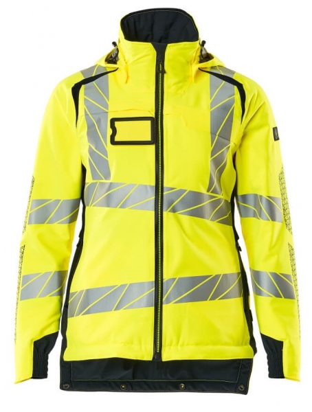 MASCOT-Warnschutz-Damen-Winterjacke, ACCELERATE SAFE, warngelb/schwarzblau