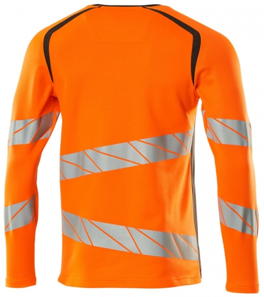 MASCOT-Warnschutz-Langarm-Shirt, ACCELERATE SAFE, warnorange/dunkelanthrazit