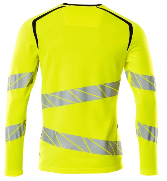 MASCOT-Warnschutz-Langarm-Shirt, ACCELERATE SAFE, warngelb/schwarz