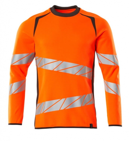 MASCOT-Warnschutz-Sweatshirt, ACCELERATE SAFE, warnorange/dunkelanthrazit