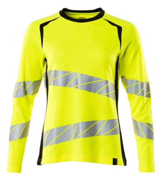 MASCOT-Warnschutz-Damen Langarm-Shirt, ACCELERATE SAFE, warngelb/schwarz