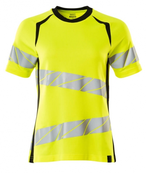 MASCOT-Warnschutz-Damen T-Shirt, ACCELERATE SAFE, warngelb/schwarz