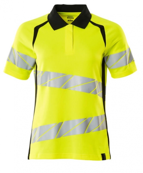 MASCOT-Warnschutz-Damen Polo-Shirt, ACCELERATE SAFE, warngelb/schwarz
