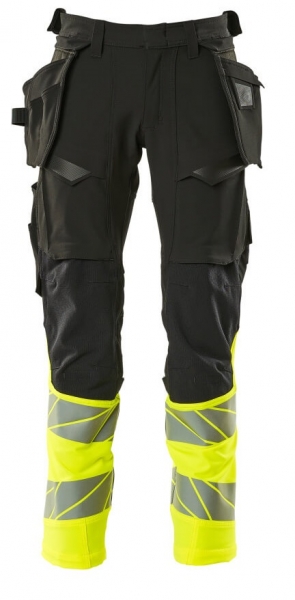 MASCOT-Warnschutz-Bundhose, ACCELERATE SAFE, 82 cm, schwarz/warngelb