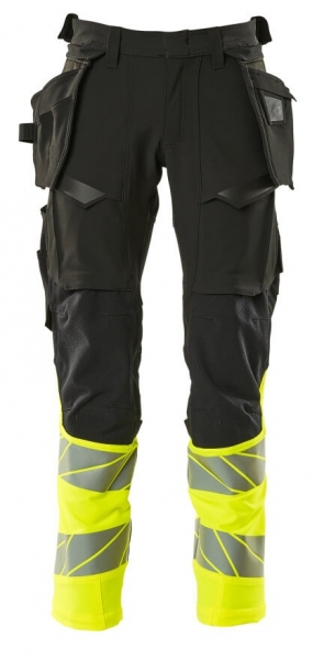 MASCOT-Warnschutz-Bundhose, ACCELERATE SAFE, 90 cm, schwarz/warngelb