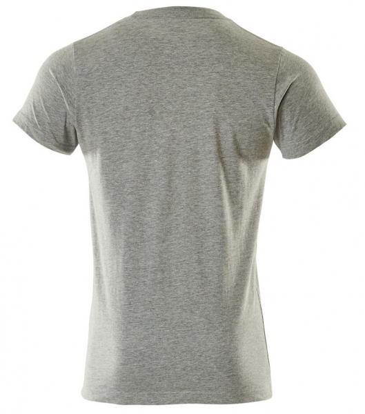 MASCOT-T-Shirt mit Druck, ACCELERATE SAFE, grau-meliert/warngelb