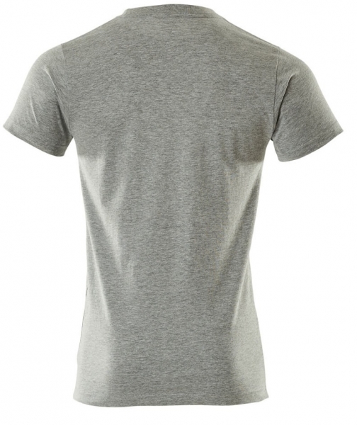 MASCOT-T-Shirt mit Druck, ACCELERATE SAFE, grau-meliert/warnrot