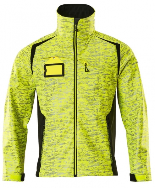 MASCOT-Softshell Jacke, ACCELERATE SAFE, high vis gelb/schwarz