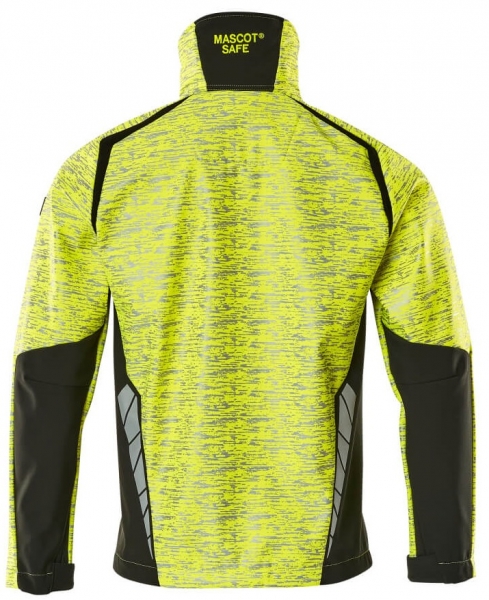 MASCOT-Softshell Jacke, ACCELERATE SAFE, high vis gelb/schwarz