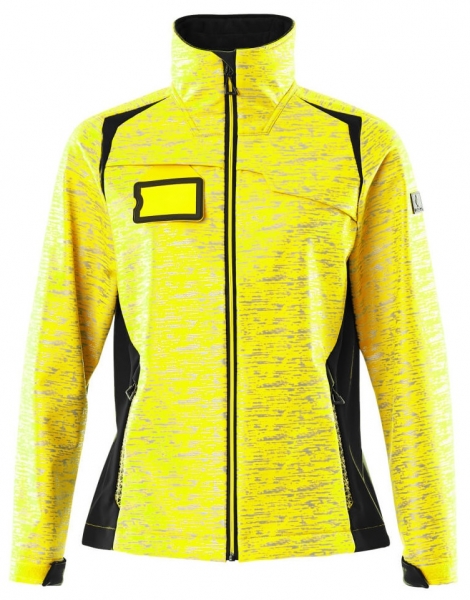 MASCOT-Damen Warnschutz-Softshell Jacke, ACCELERATE SAFE, high vis gelb/schwarz